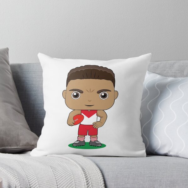 Item preview, Cute Sydney Swans Player Mascot designed and sold by essjaydesigns.