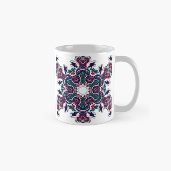 Happy colorful dragon kaleidoscope Classic Mug