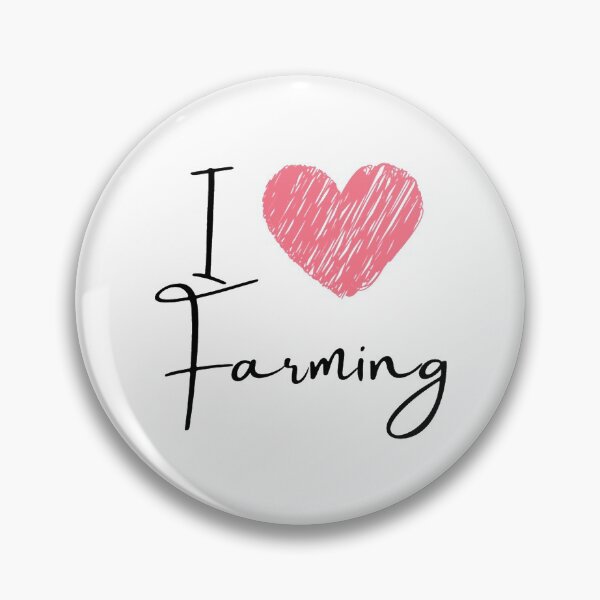 Item preview, I Love Farming   designed and sold by yotsubanoclover.
