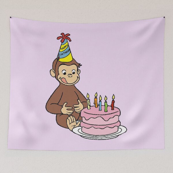 Item preview, Curious George birthday   designed and sold by VeumJoelle.