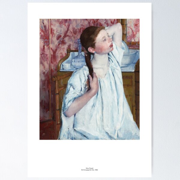 Item preview, Mary Cassatt - Girl Arranging Her Hair 1886 designed and sold by Store-Modern.