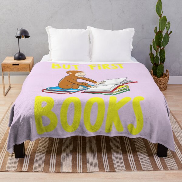 Item preview, Curious George Reading But First Books   designed and sold by VeumJoelle.