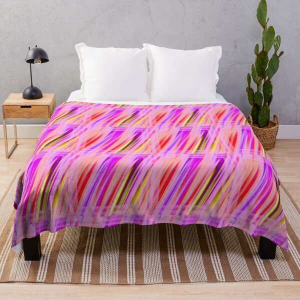 Item preview, Pink Framed colorful Diagonal lines by Iritof designed and sold by iritof.