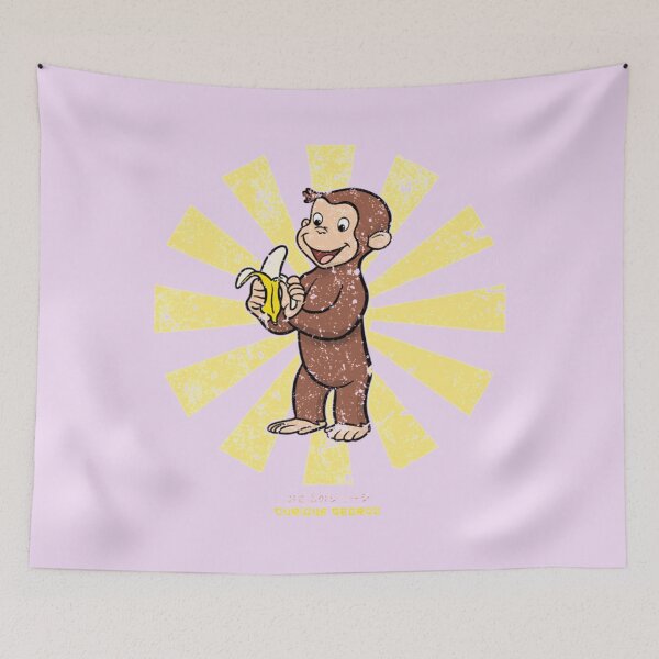 Item preview, Curious George Retro Japanese    designed and sold by VeumJoelle.