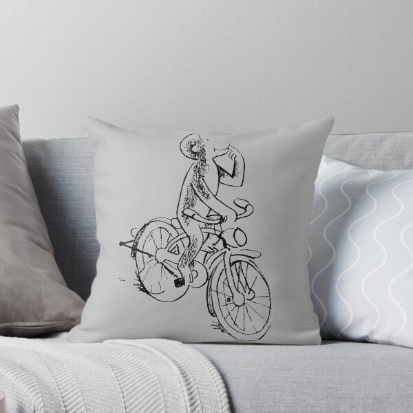 Item preview, Curious George Riding A Bike Sketch   designed and sold by VeumJoelle.