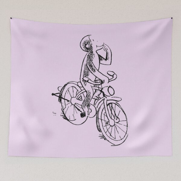 Item preview, Curious George Riding A Bike Sketch   designed and sold by VeumJoelle.