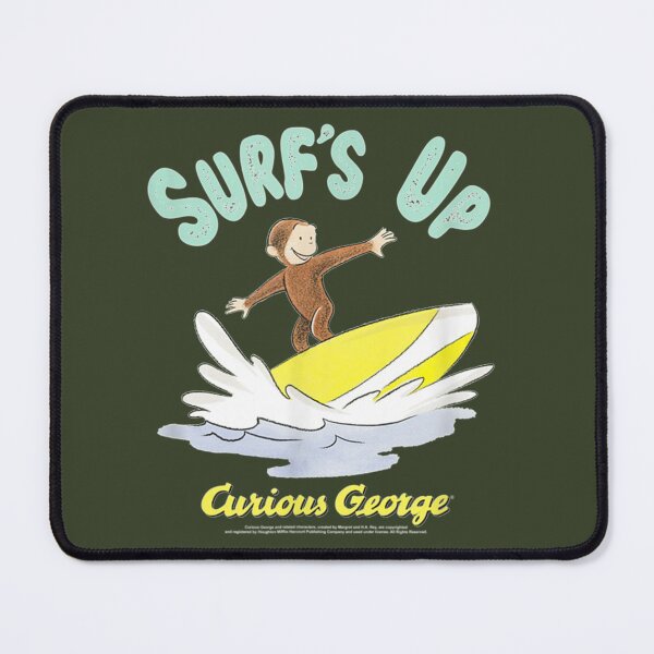 Item preview, Curious George Surfs Up Surfing Portrait Long Sleeve designed and sold by VeumJoelle.
