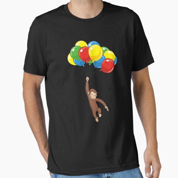Aperçu de l'œuvre George curieux avec des ballons créée et vendue par VeumJoelle.