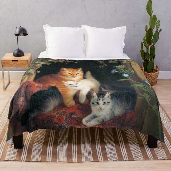 Item preview, Cat with Kittens Art by Henriette Ronner - Great Arts designed and sold by InHerits.