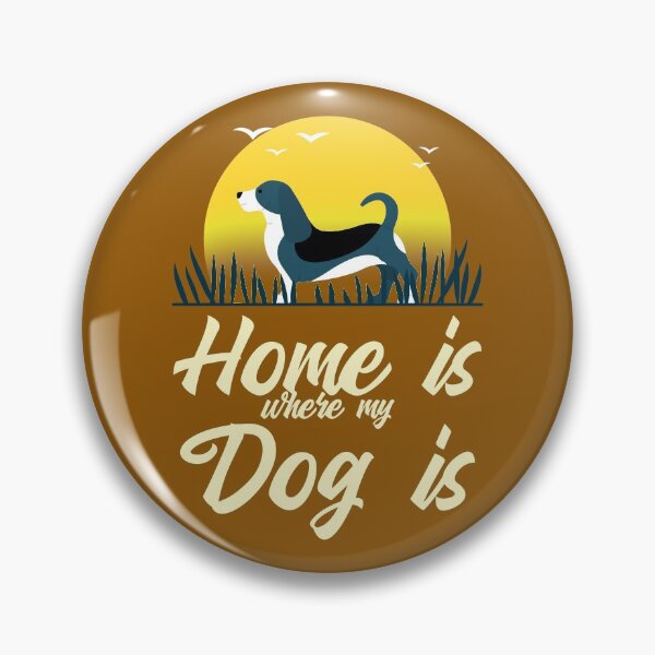 Item preview, Home is where the dog is designed and sold by LidaRayArt.