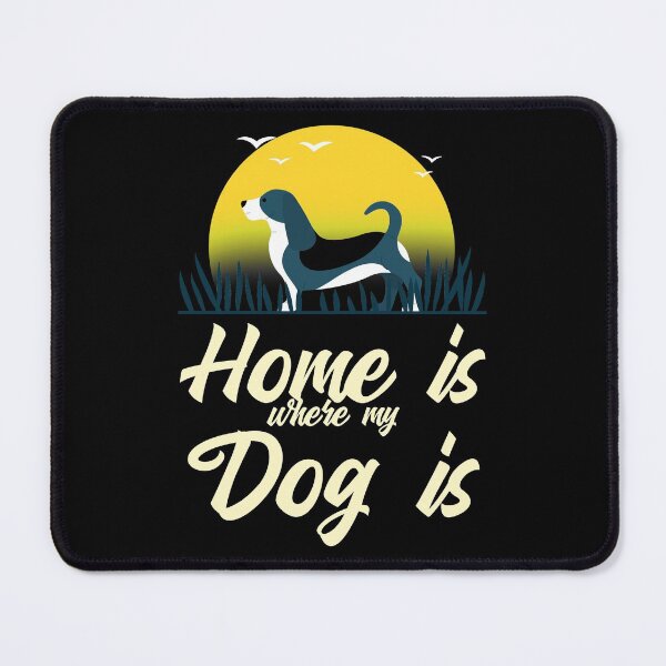 Item preview, Home is where the dog is designed and sold by LidaRayArt.