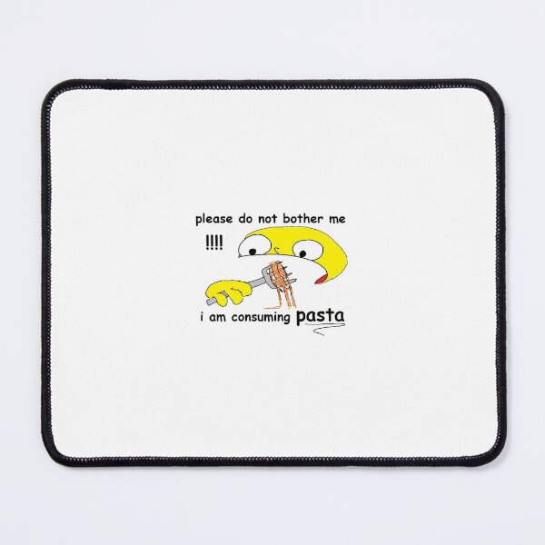 Item preview, please do not bother me !!!! i am consuming pasta (MSPAINT design) designed and sold by keysmashing.