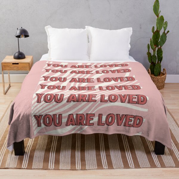 Item preview, You Are Loved Pink Wavy designed and sold by DesignStory.