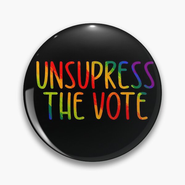 Item preview, Unsuppress The Vote designed and sold by GrellenDraws.