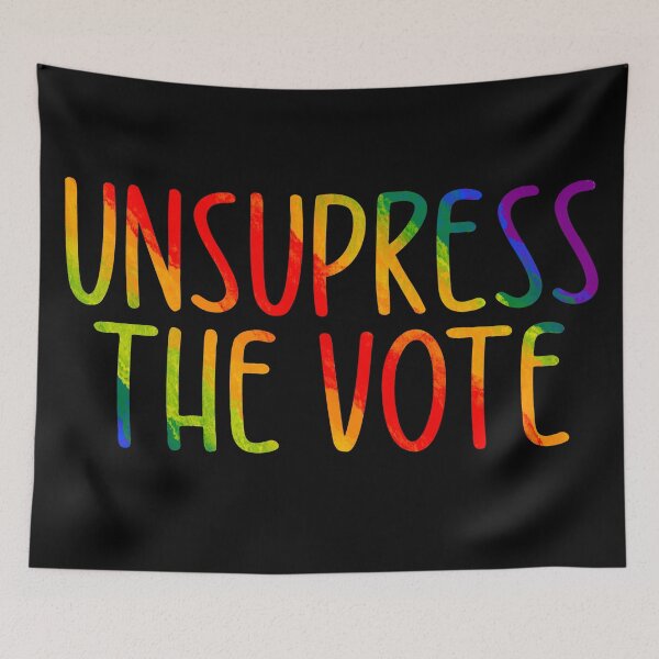 Item preview, Unsuppress The Vote designed and sold by GrellenDraws.