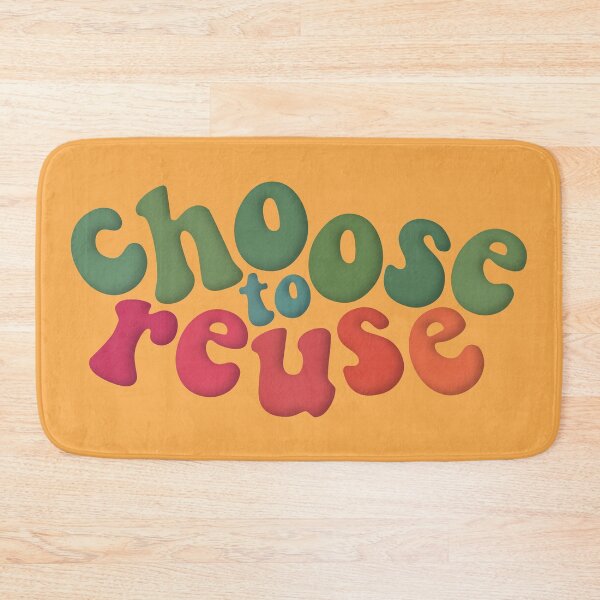 Item preview, Environmental Advocacy Choose To Reuse Dark Green Pink designed and sold by cashewdays.