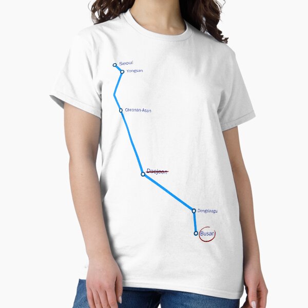 Item preview, Train To Busan Zombie Film Train Route designed and sold by TheDael.