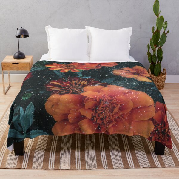 Item preview, Orange Blooming Marigold Flowers designed and sold by Simi2020.