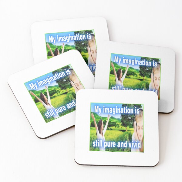 Item preview, my imagination is still pure and vivid affirmation designed and sold by hrr1706.