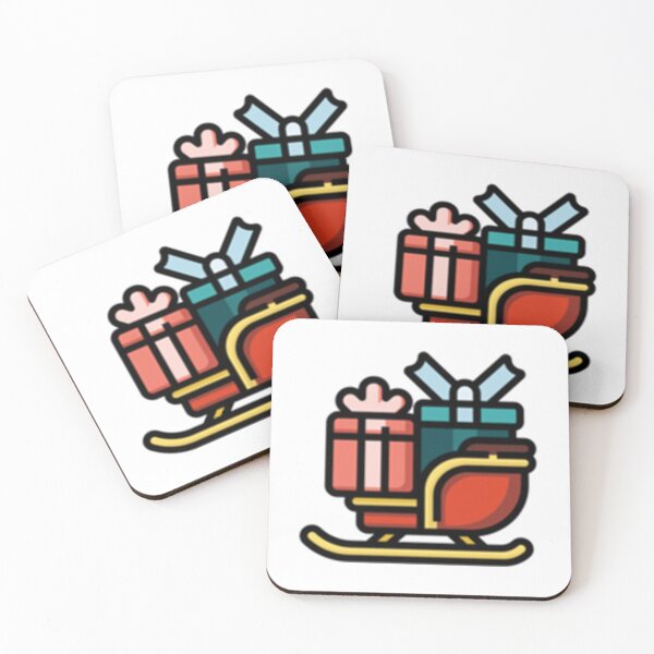 Item preview, Christmas Sleigh with Presents Design   designed and sold by DoYouLikeShop.