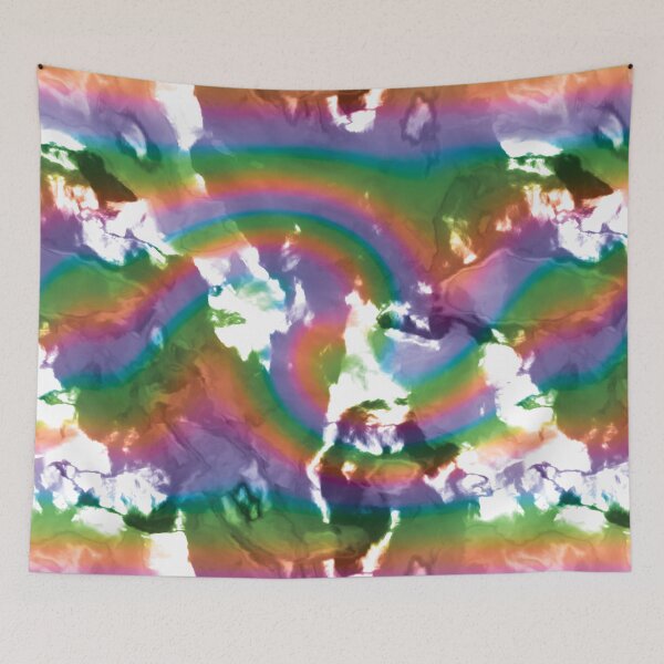 Item preview, Tarnished Metal Foil Rainbow Swirl designed and sold by James-Cole.