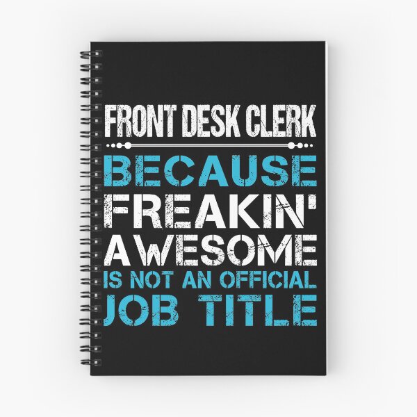 Item preview, Front Desk Clerk T Shirt - Freaking Awesome Job Gift Item Tee designed and sold by oetate4774.