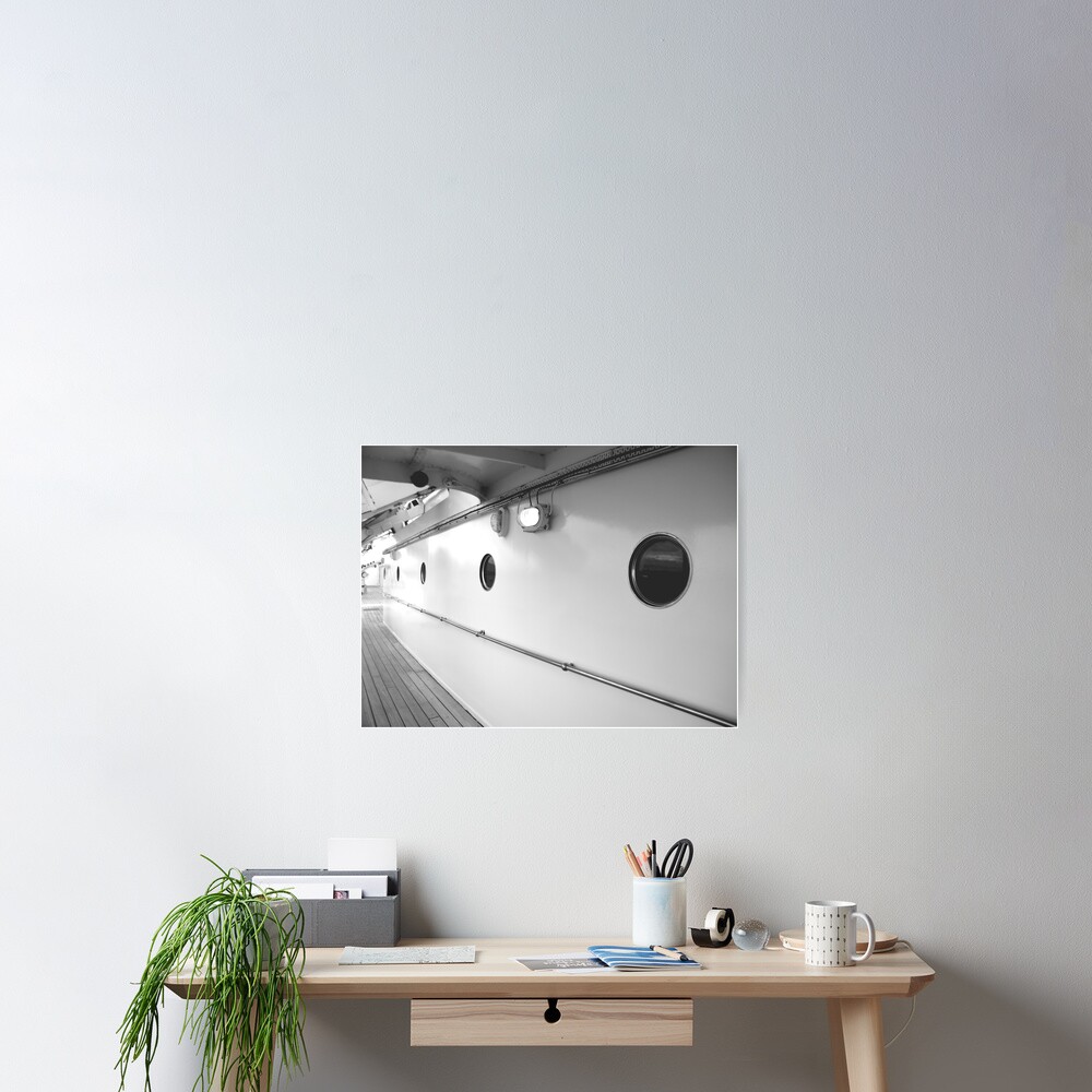 Portholes, Royal Yacht Britannia, Edinburgh Poster