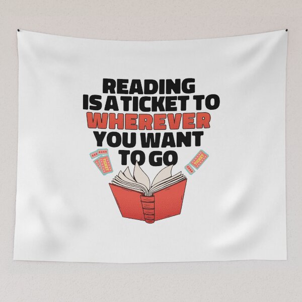 Item preview, Reading is a ticket ro wherever you want to go designed and sold by Floomart.