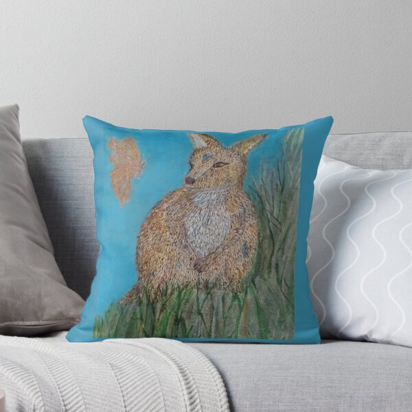 Item preview, Wallaby Kangaroo with Butterfly designed and sold by Daranem.