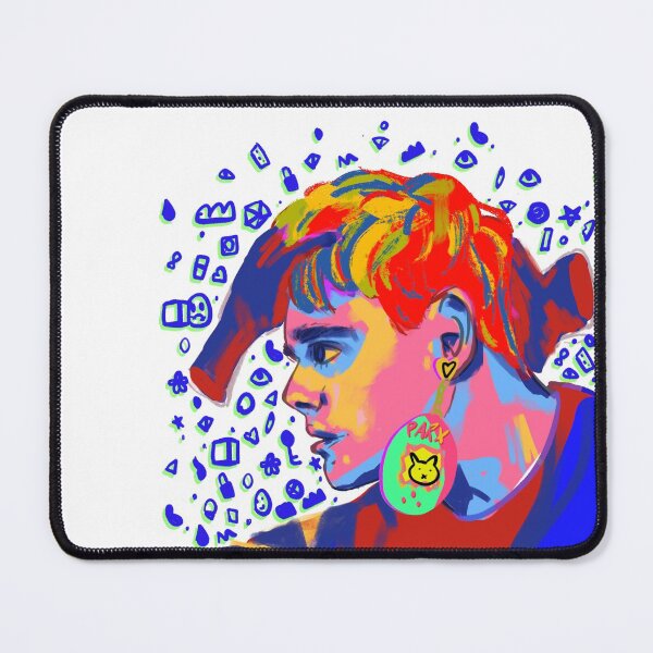 Item preview, awsten knight rainbow tamagotchi portrait designed and sold by mol842.
