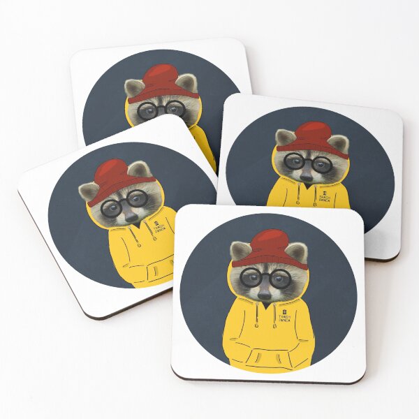 Item preview, Trash Panda Hipster Mapache designed and sold by cpaquette.