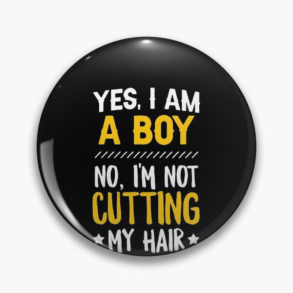 Item preview, Yes, I Am A Boy No, I'm Not Cutting My Hair Shirt, Funny Gifts For Boys With Long Hair, Long Hair Boys, Funny Long Hair Shirt, Boy Long Hair designed and sold by aymob.