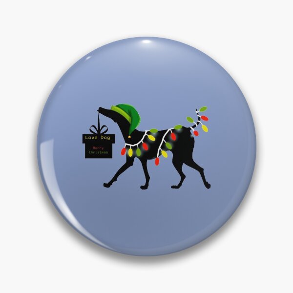 Item preview, Christmas Dog xmas light Black dogs   designed and sold by DoYouLikeShop.