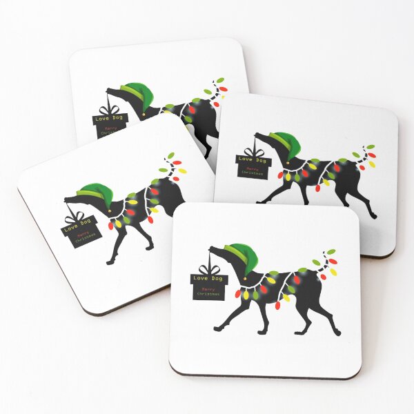 Item preview, Christmas Dog xmas light Black dogs   designed and sold by DoYouLikeShop.