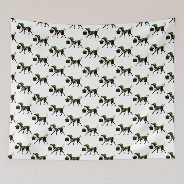 Item preview, Christmas Dog xmas light Black dogs   designed and sold by DoYouLikeShop.