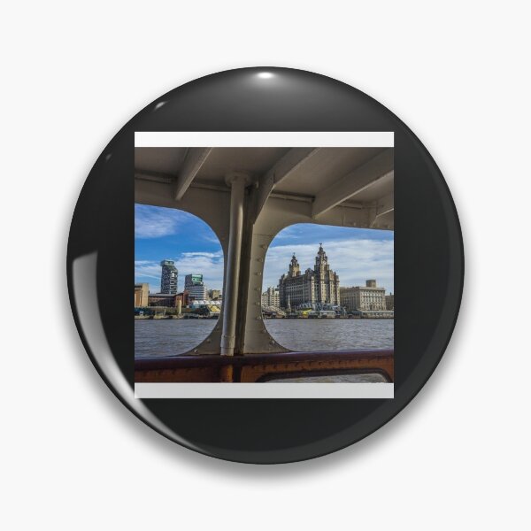Item preview, Liverpool waterfront from the Mersey Ferry Chiffon Top designed and sold by RMSTitanicShop.