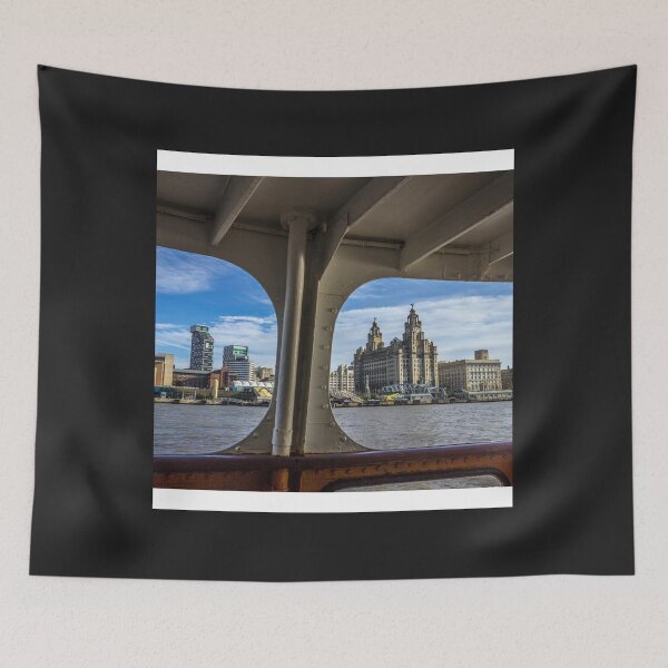 Item preview, Liverpool waterfront from the Mersey Ferry Chiffon Top designed and sold by RMSTitanicShop.