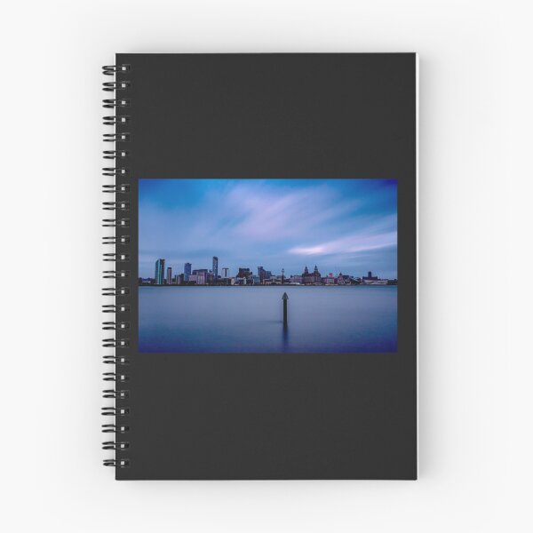 Item preview, Liverpool waterfront in blue hour Premium  designed and sold by RMSTitanicShop.