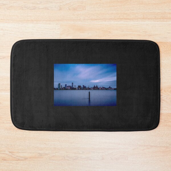 Item preview, Liverpool waterfront in blue hour Premium  designed and sold by RMSTitanicShop.
