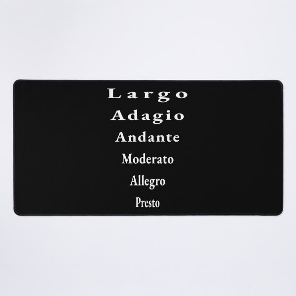 Item preview, Music Tempo (white text) designed and sold by ThingsForFun.