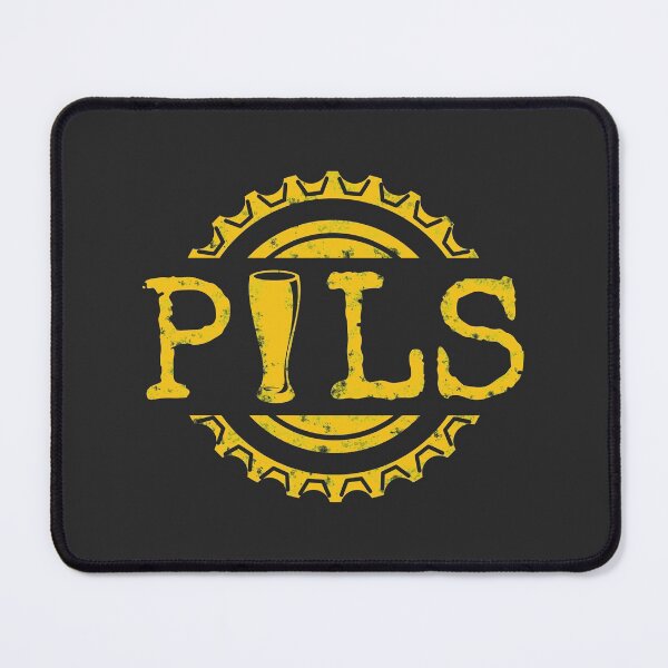 Item preview, Pils (Pilsner) Word and Beer Bottle Cap (Yellow) designed and sold by DKdesigns27.