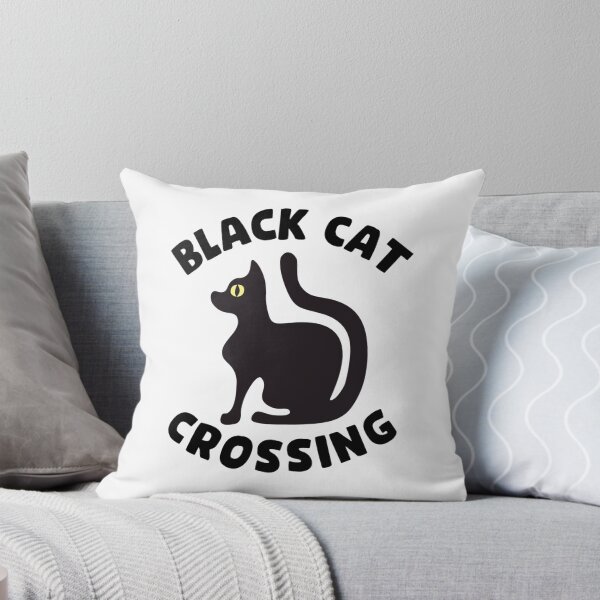 Item preview, Vintage Cat Crossing Funny Halloween Cat Lover_s Tee    designed and sold by DoYouLikeShop.
