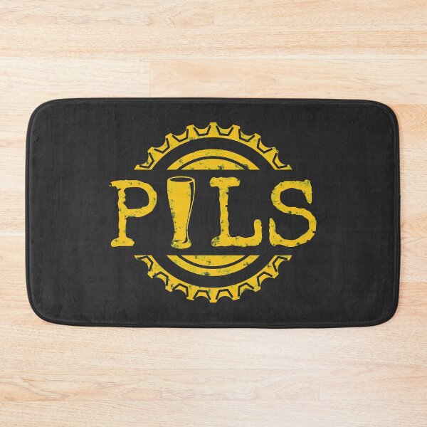 Item preview, Pils (Pilsner) Word and Beer Bottle Cap (Yellow) designed and sold by DKdesigns27.