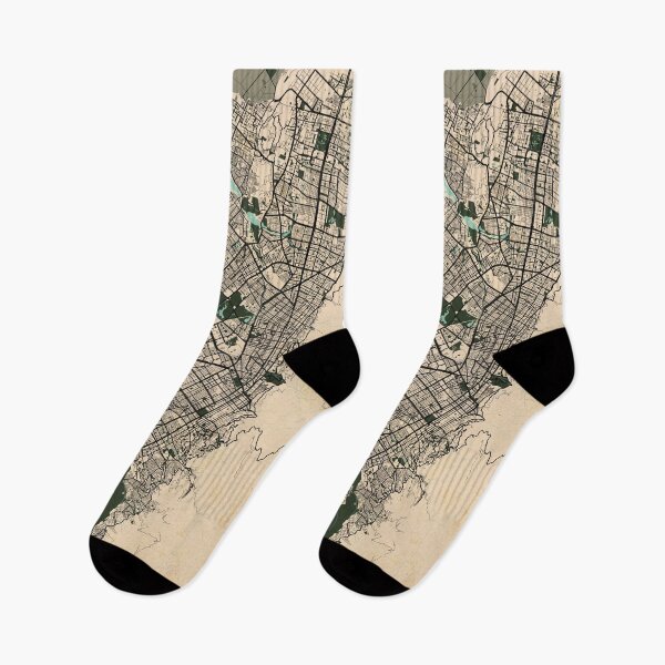 Item preview, Bogota City Map of Colombia - Vintage designed and sold by deMAP.