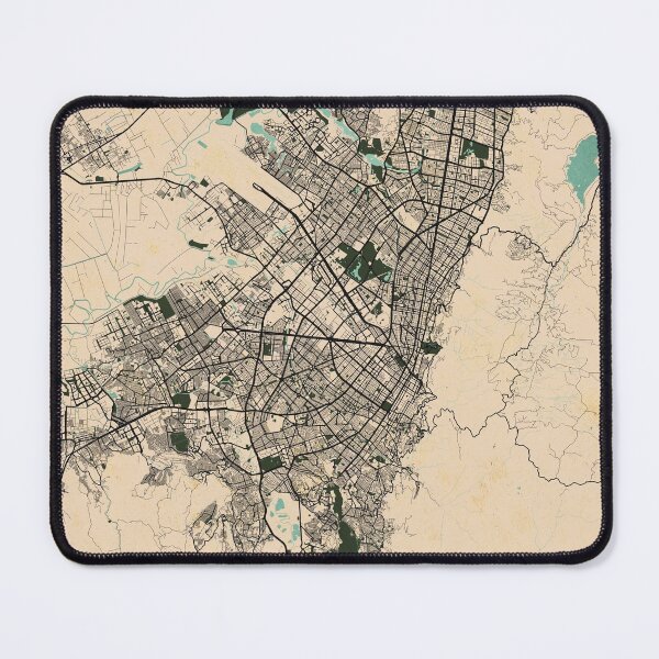 Item preview, Bogota City Map of Colombia - Vintage designed and sold by deMAP.