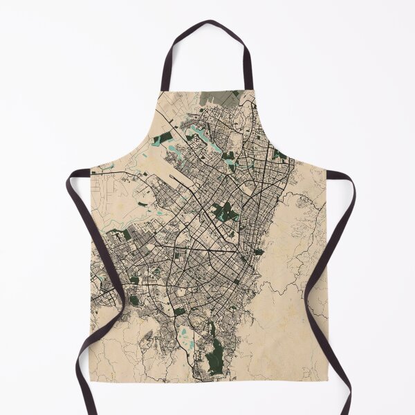 Item preview, Bogota City Map of Colombia - Vintage designed and sold by deMAP.