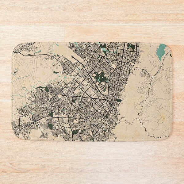Item preview, Bogota City Map of Colombia - Vintage designed and sold by deMAP.
