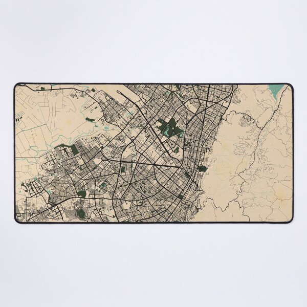 Item preview, Bogota City Map of Colombia - Vintage designed and sold by deMAP.