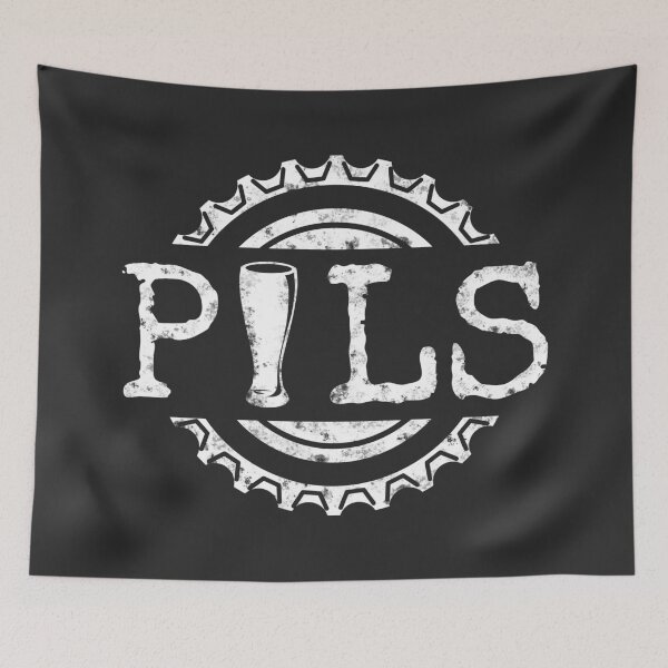 Item preview, Pils (Pilsner) Word and Beer Bottle Cap (white) designed and sold by DKdesigns27.