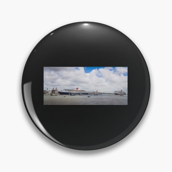 Item preview, Queen Mary 2 leaving the Cunard 175 celebration Long  designed and sold by RMSTitanicShop.